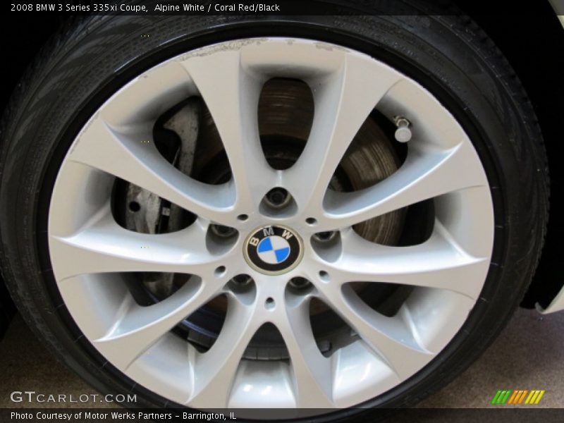 Alpine White / Coral Red/Black 2008 BMW 3 Series 335xi Coupe
