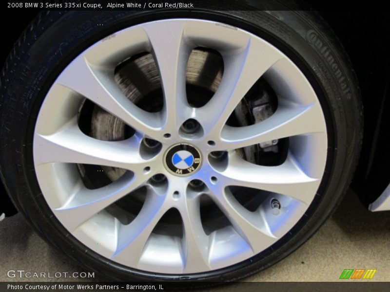 Alpine White / Coral Red/Black 2008 BMW 3 Series 335xi Coupe