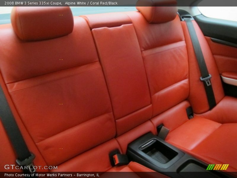 Alpine White / Coral Red/Black 2008 BMW 3 Series 335xi Coupe