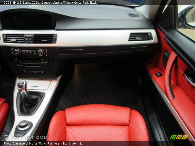 Alpine White / Coral Red/Black 2008 BMW 3 Series 335xi Coupe