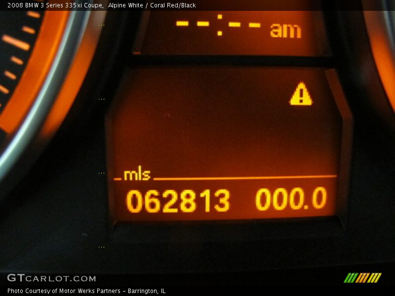 Alpine White / Coral Red/Black 2008 BMW 3 Series 335xi Coupe