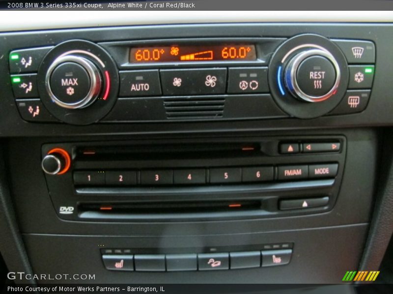 Alpine White / Coral Red/Black 2008 BMW 3 Series 335xi Coupe