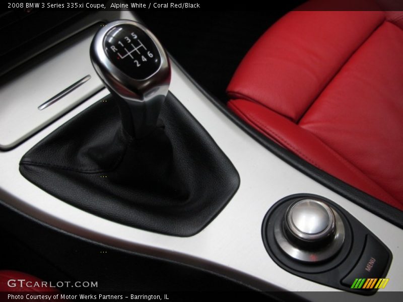 Alpine White / Coral Red/Black 2008 BMW 3 Series 335xi Coupe