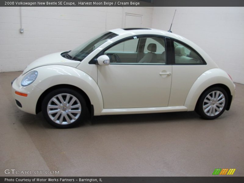 Harvest Moon Beige / Cream Beige 2008 Volkswagen New Beetle SE Coupe