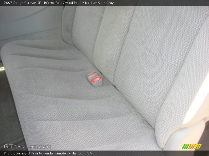 Inferno Red Crystal Pearl / Medium Slate Gray 2007 Dodge Caravan SE