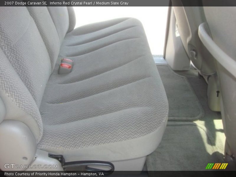 Inferno Red Crystal Pearl / Medium Slate Gray 2007 Dodge Caravan SE