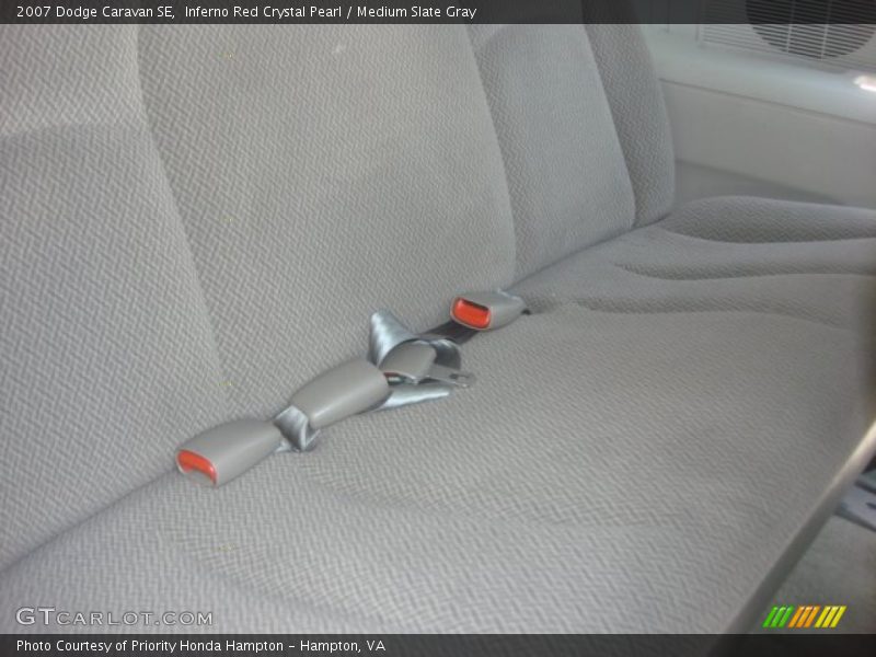 Inferno Red Crystal Pearl / Medium Slate Gray 2007 Dodge Caravan SE