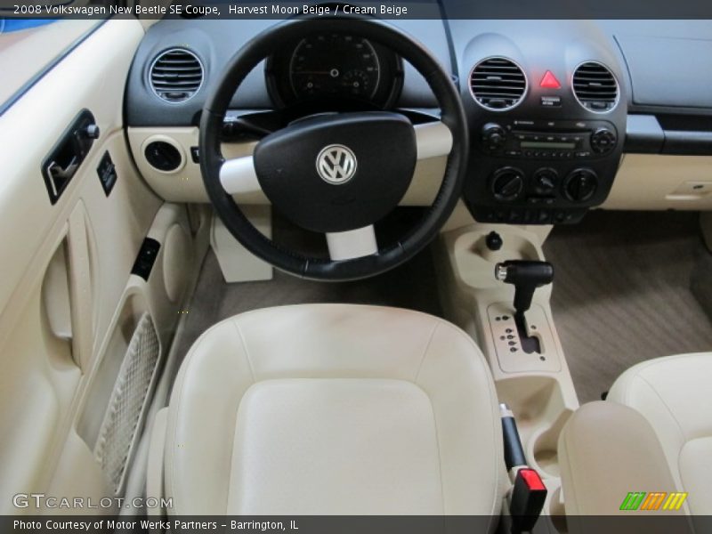 Harvest Moon Beige / Cream Beige 2008 Volkswagen New Beetle SE Coupe