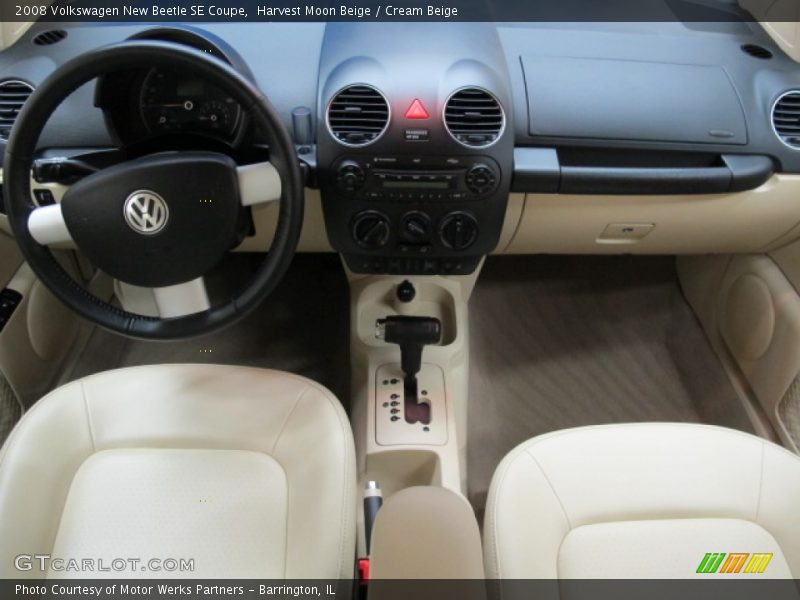 Harvest Moon Beige / Cream Beige 2008 Volkswagen New Beetle SE Coupe