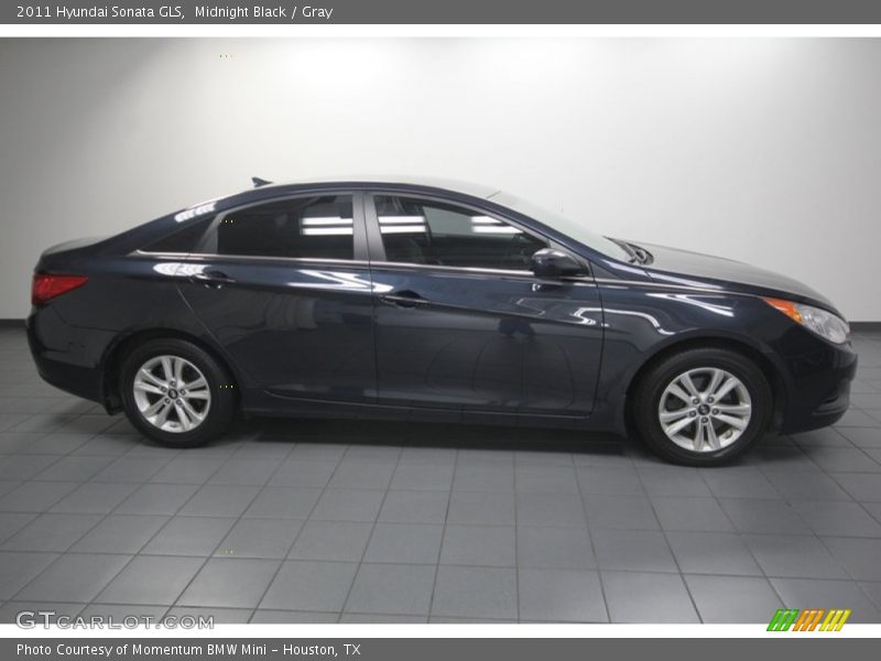 Midnight Black / Gray 2011 Hyundai Sonata GLS