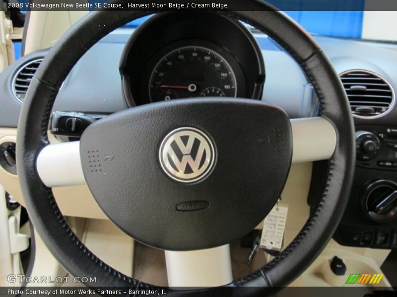 Harvest Moon Beige / Cream Beige 2008 Volkswagen New Beetle SE Coupe