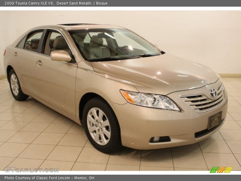 Desert Sand Metallic / Bisque 2009 Toyota Camry XLE V6