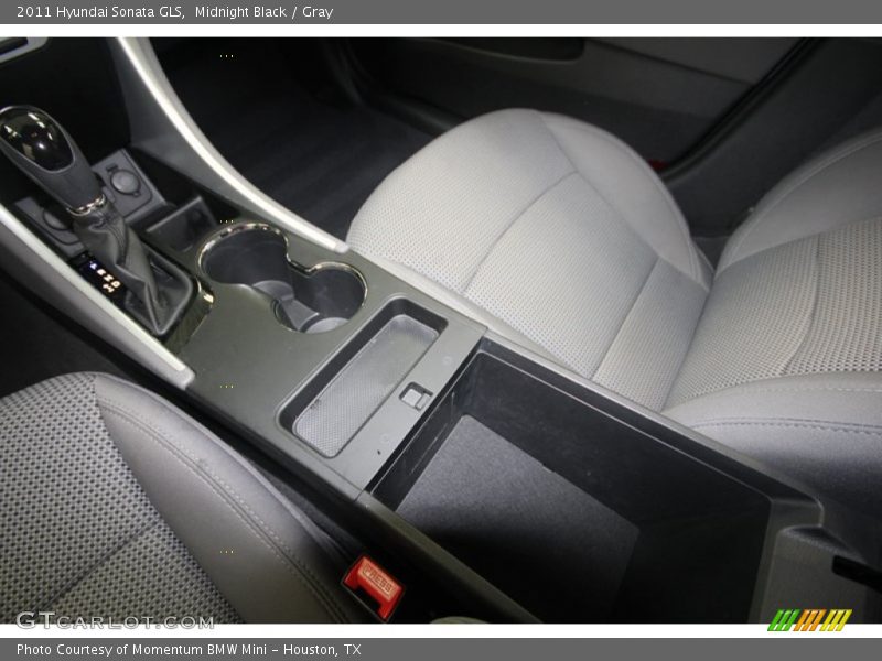 Midnight Black / Gray 2011 Hyundai Sonata GLS