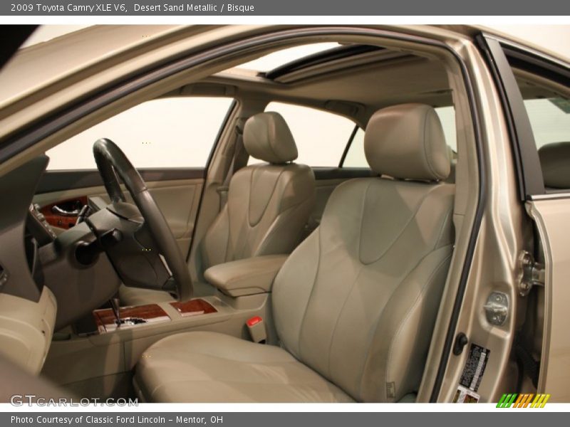 Desert Sand Metallic / Bisque 2009 Toyota Camry XLE V6