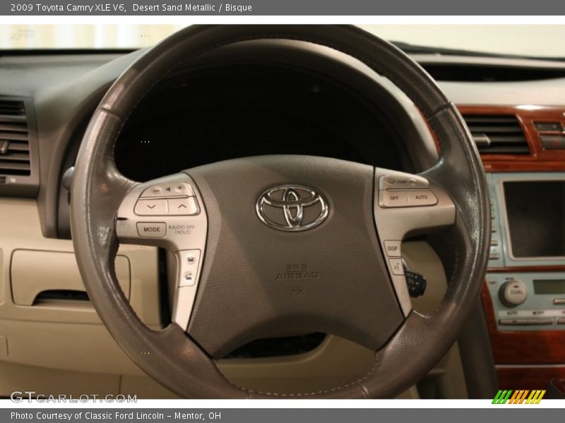 Desert Sand Metallic / Bisque 2009 Toyota Camry XLE V6