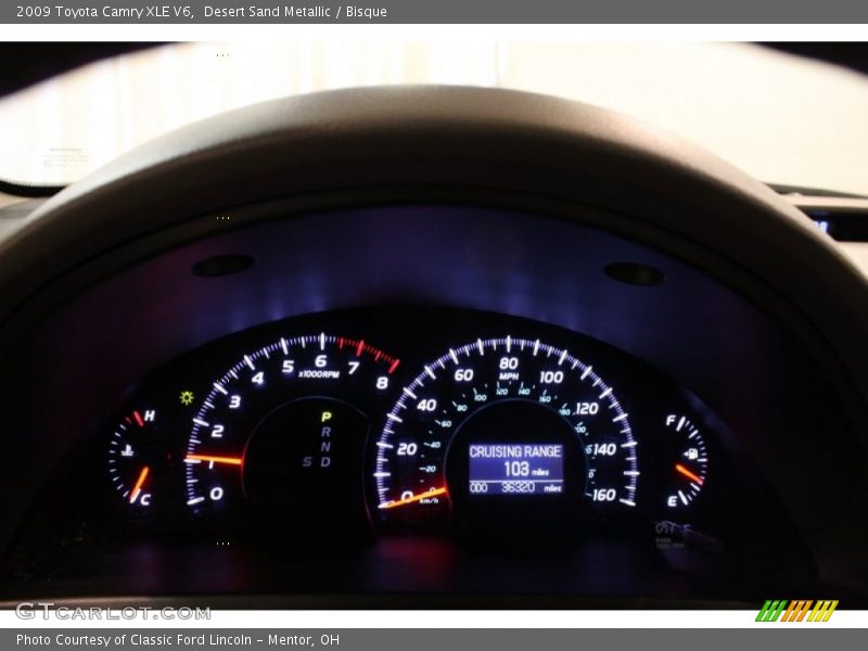 Desert Sand Metallic / Bisque 2009 Toyota Camry XLE V6