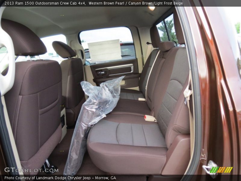 Western Brown Pearl / Canyon Brown/Light Frost Beige 2013 Ram 1500 Outdoorsman Crew Cab 4x4