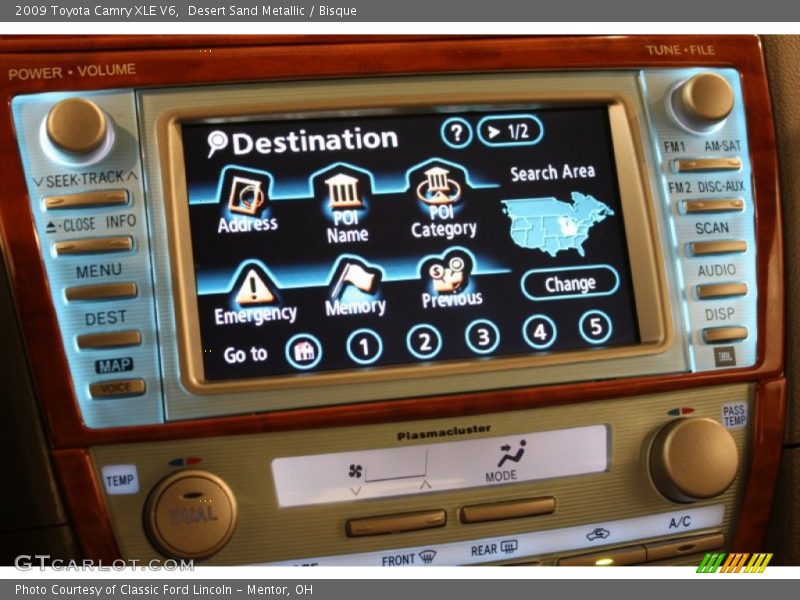 Desert Sand Metallic / Bisque 2009 Toyota Camry XLE V6