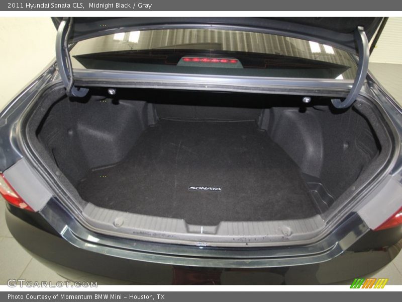Midnight Black / Gray 2011 Hyundai Sonata GLS