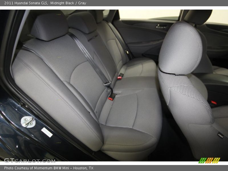 Midnight Black / Gray 2011 Hyundai Sonata GLS