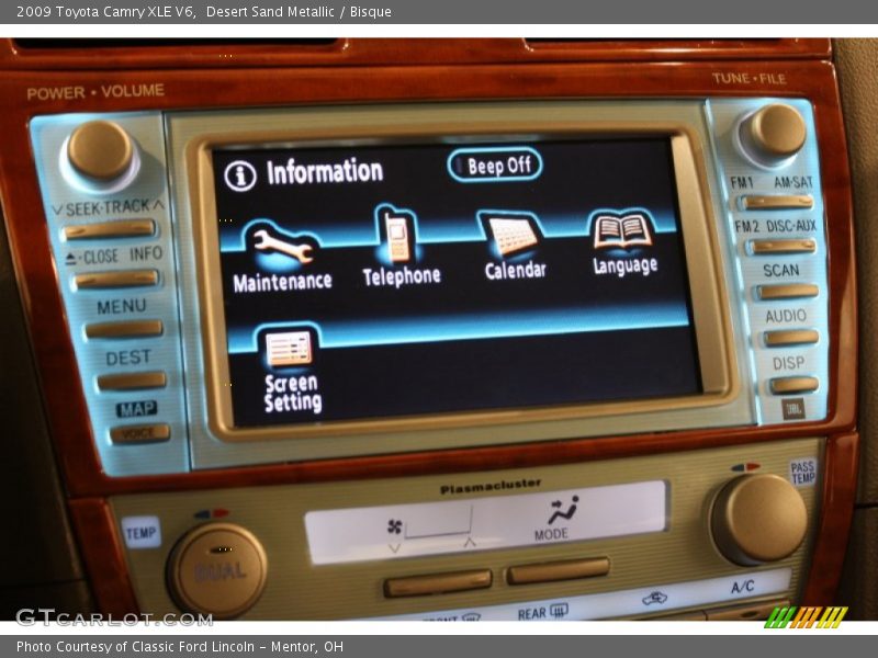 Desert Sand Metallic / Bisque 2009 Toyota Camry XLE V6