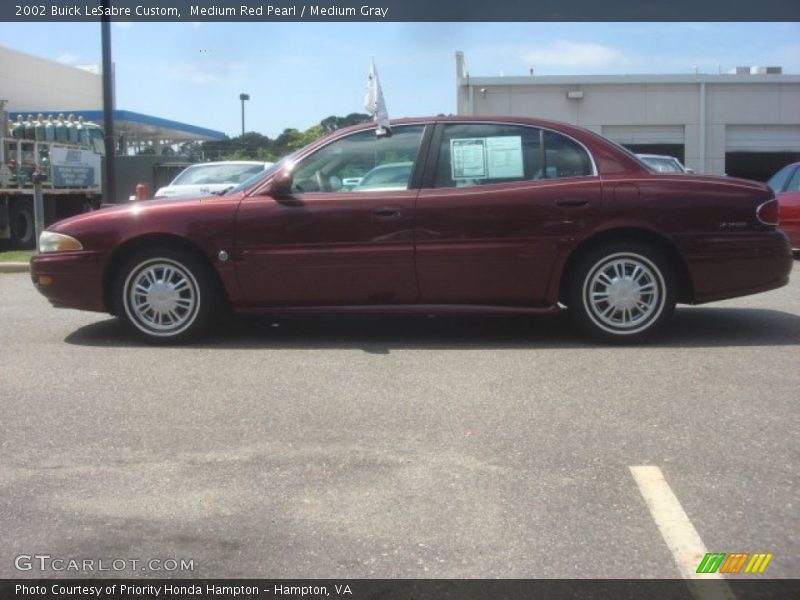 Medium Red Pearl / Medium Gray 2002 Buick LeSabre Custom