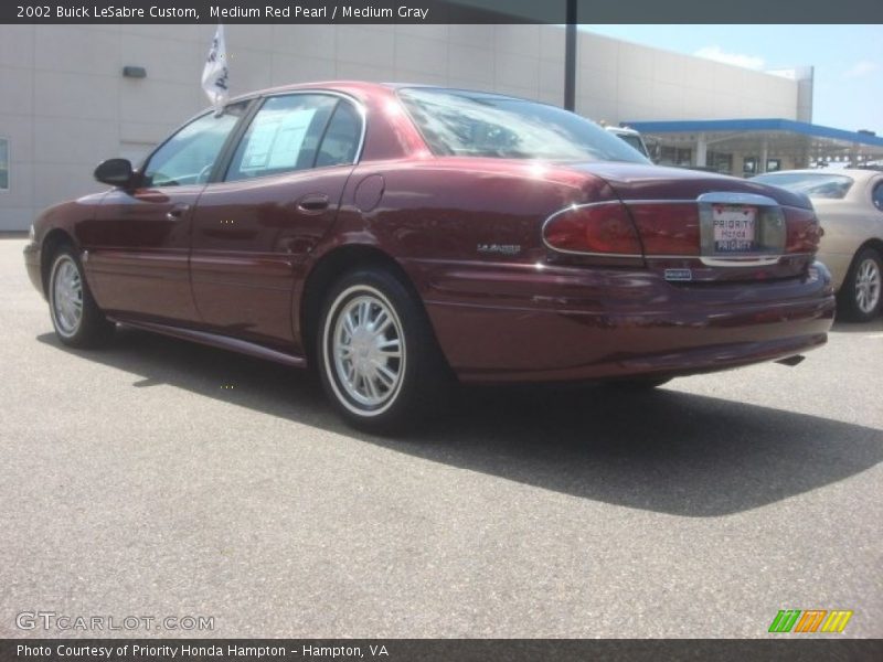 Medium Red Pearl / Medium Gray 2002 Buick LeSabre Custom