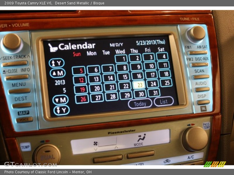 Desert Sand Metallic / Bisque 2009 Toyota Camry XLE V6