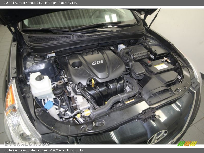 Midnight Black / Gray 2011 Hyundai Sonata GLS