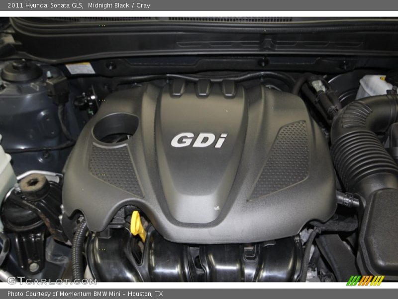 Midnight Black / Gray 2011 Hyundai Sonata GLS