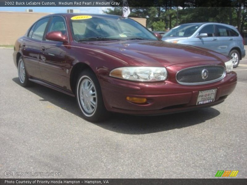 Medium Red Pearl / Medium Gray 2002 Buick LeSabre Custom