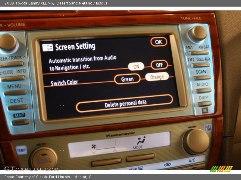Desert Sand Metallic / Bisque 2009 Toyota Camry XLE V6