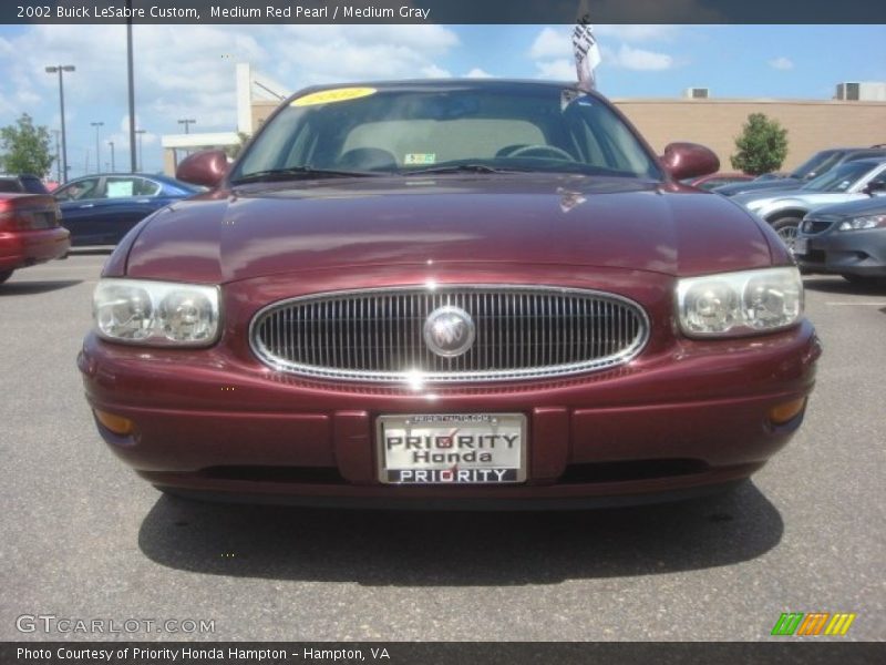Medium Red Pearl / Medium Gray 2002 Buick LeSabre Custom