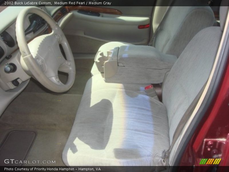 Medium Red Pearl / Medium Gray 2002 Buick LeSabre Custom