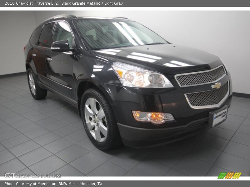 Black Granite Metallic / Light Gray 2010 Chevrolet Traverse LTZ