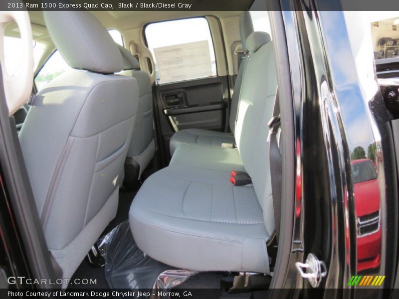 Black / Black/Diesel Gray 2013 Ram 1500 Express Quad Cab