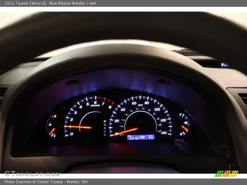 Blue Ribbon Metallic / Ash 2011 Toyota Camry LE