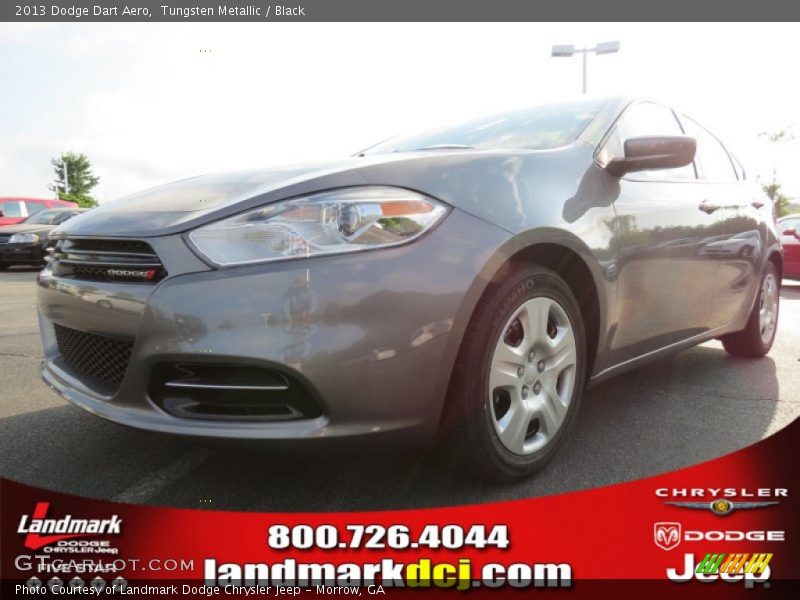 Tungsten Metallic / Black 2013 Dodge Dart Aero