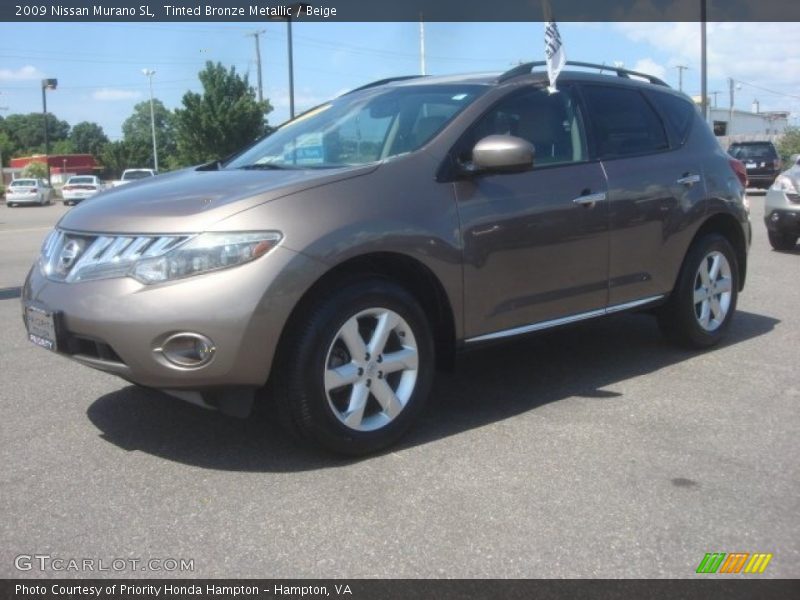 Tinted Bronze Metallic / Beige 2009 Nissan Murano SL