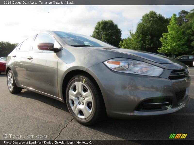 Tungsten Metallic / Black 2013 Dodge Dart Aero