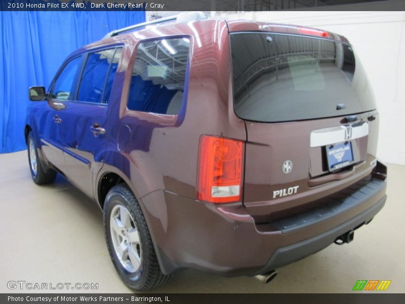 Dark Cherry Pearl / Gray 2010 Honda Pilot EX 4WD