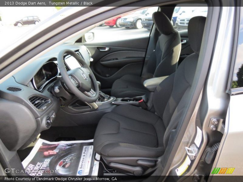 Tungsten Metallic / Black 2013 Dodge Dart Aero