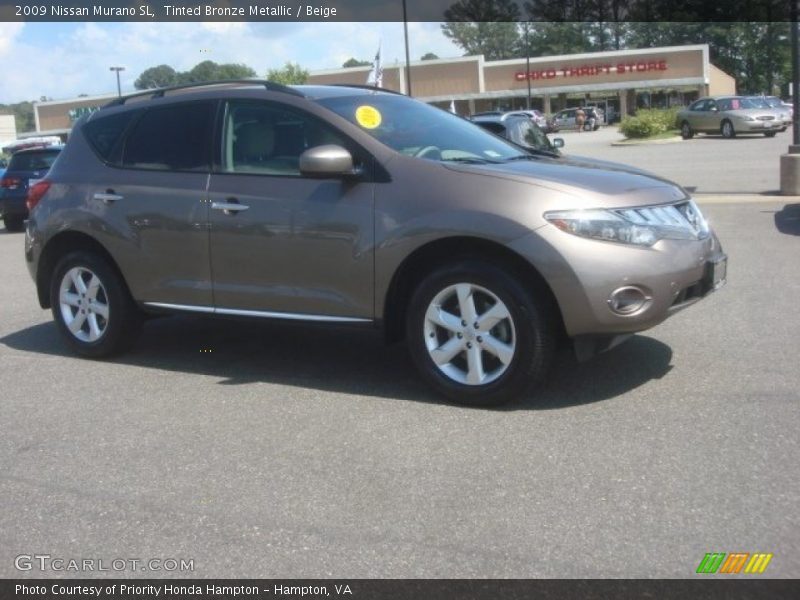 Tinted Bronze Metallic / Beige 2009 Nissan Murano SL