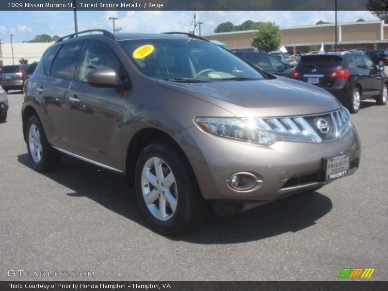 Tinted Bronze Metallic / Beige 2009 Nissan Murano SL