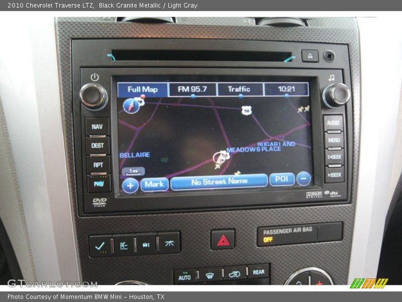 Black Granite Metallic / Light Gray 2010 Chevrolet Traverse LTZ