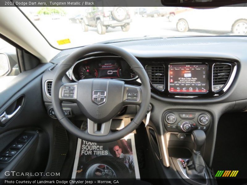 Tungsten Metallic / Black 2013 Dodge Dart Aero