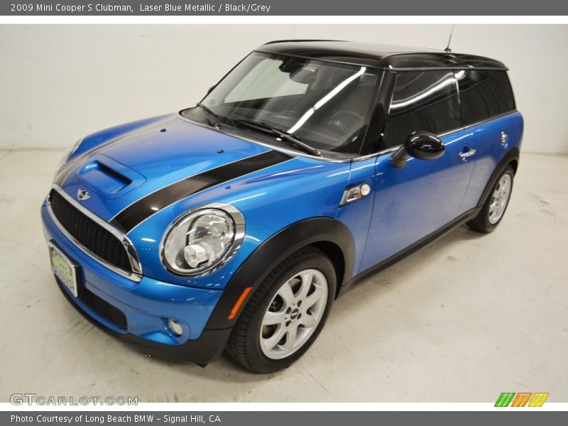 Laser Blue Metallic / Black/Grey 2009 Mini Cooper S Clubman