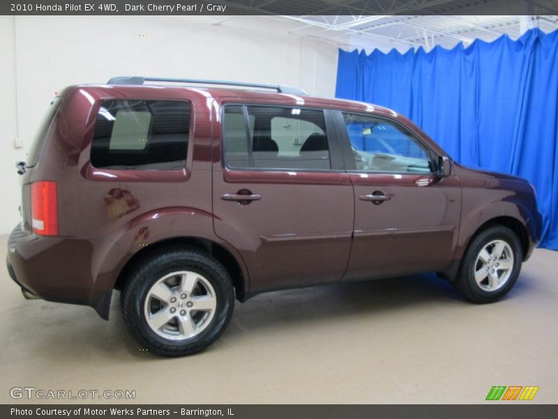 Dark Cherry Pearl / Gray 2010 Honda Pilot EX 4WD