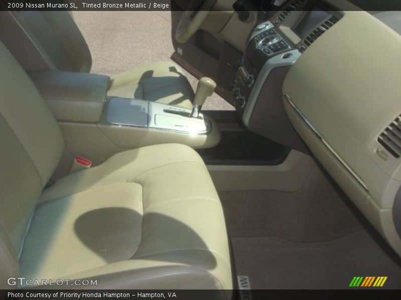 Tinted Bronze Metallic / Beige 2009 Nissan Murano SL