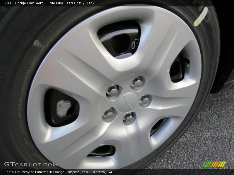True Blue Pearl Coat / Black 2013 Dodge Dart Aero